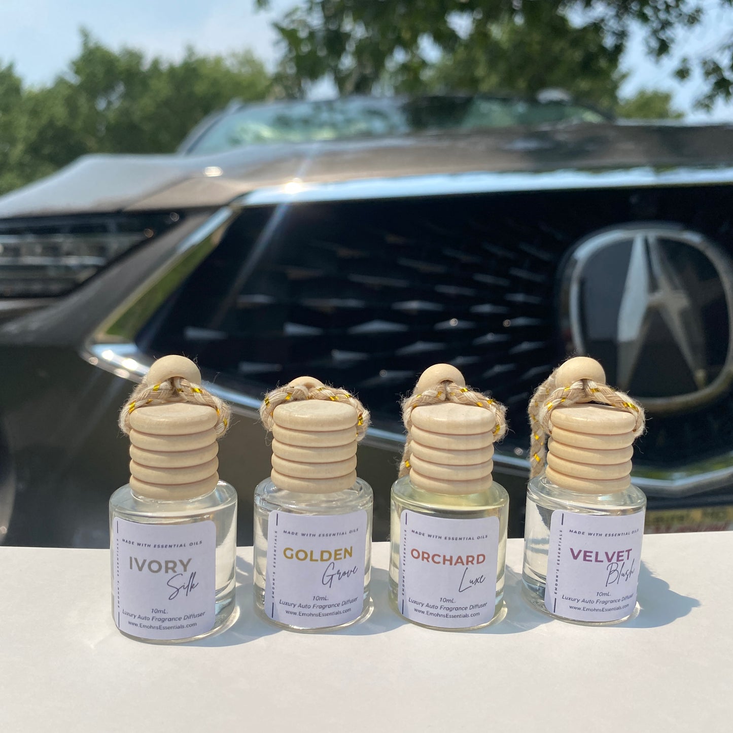 “Ivory Silk” 10mL. Luxury Auto Fragrance Diffuser