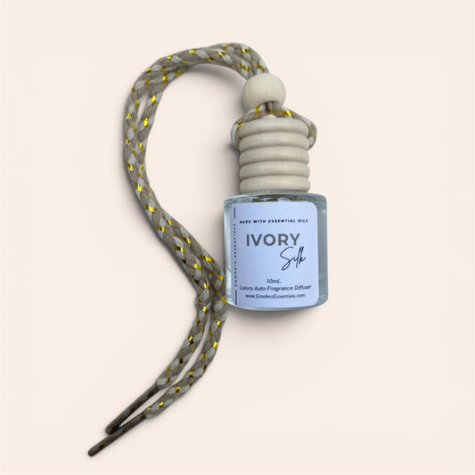 “Ivory Silk” 10mL. Luxury Auto Fragrance Diffuser